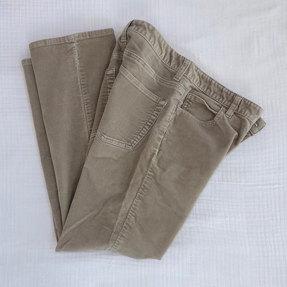 GAP‎ Women's 8 Boot Cut Tan Corduroy 5 Pocket Stretch Cotton Jeans